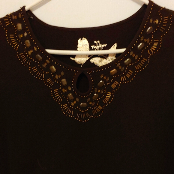 Charming Tanjay Petites casual top - Picture 2 of 3